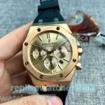 Copy Audemars Piguet Royal Oak Gold Dial Automatic Watch